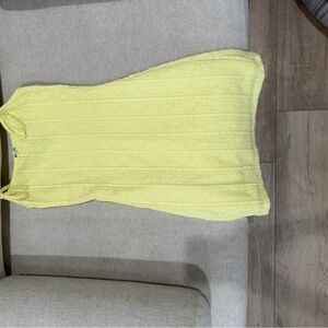wild fable Yellow Knit Mini Dress
